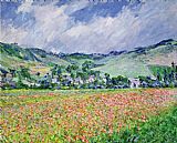The Poppy Field Near Giverny by Claude Monet